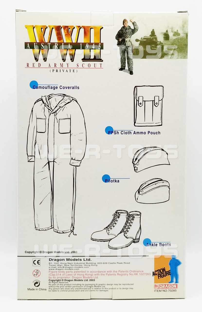 Vladimir Private Red Army Scout Austria 1945 WWII 12 inch Action