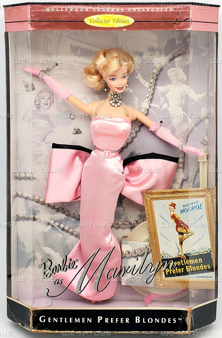 Barbie as Marilyn Monroe Gentlemen Prefer Blondes Doll 1997 Mattel
