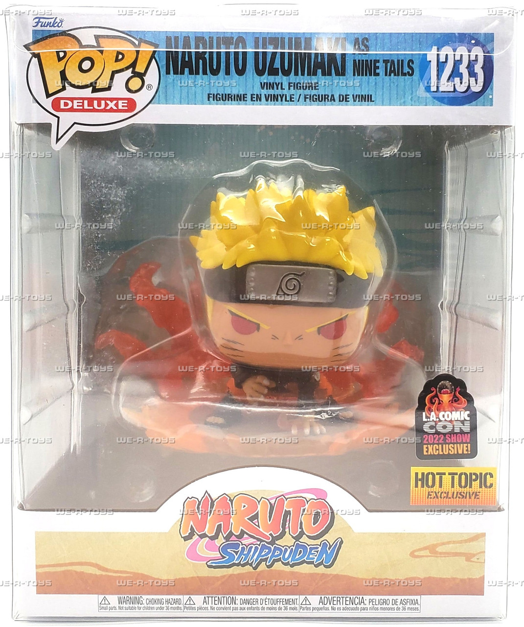 Funko POP Deluxe Naruto Uzumaki As Nine Tails 1233 Vinyl Figure