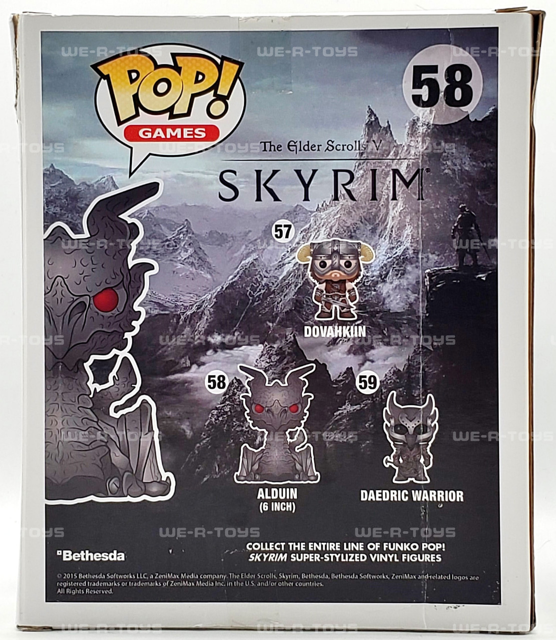 Funko POP Games The Elder Scrolls V Skyrim Alduin 58 Vinyl