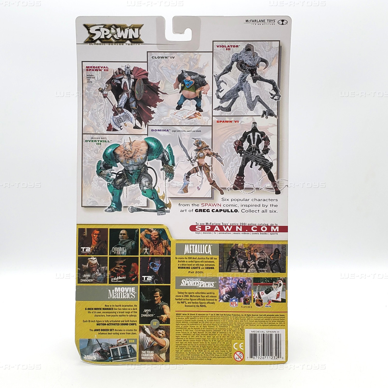 Spawn Series 20 Medieval Spawn III Action Figure 2001 McFarlane