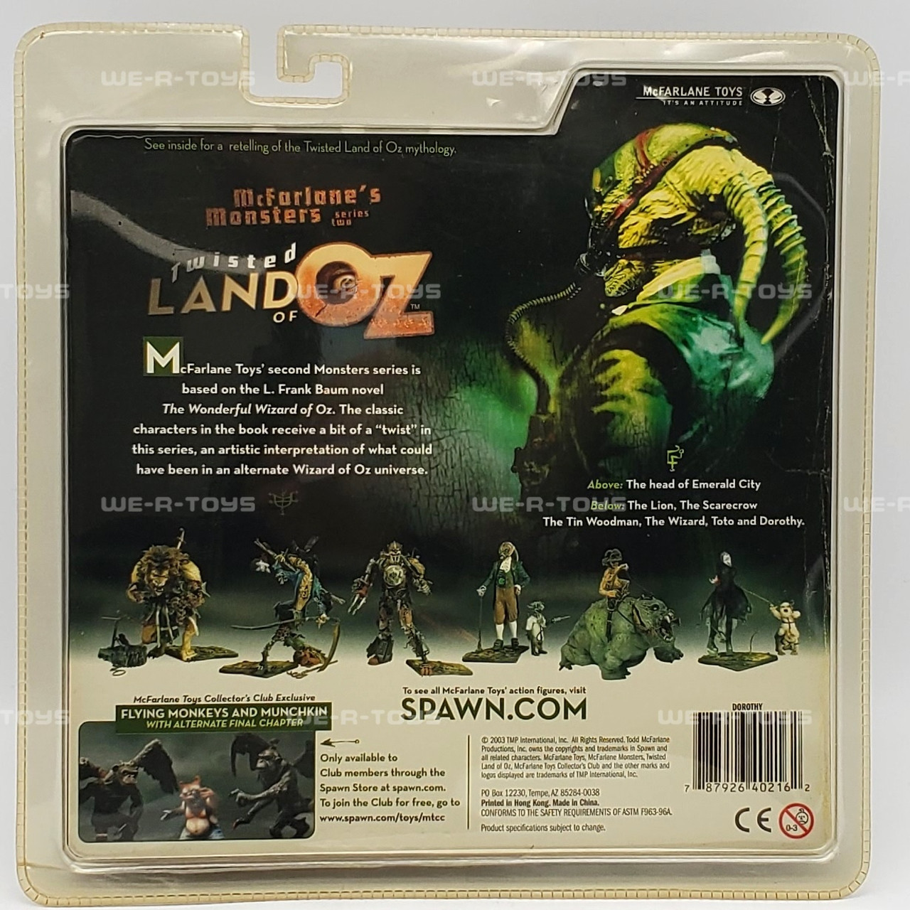 McFarlane's Monsters Series 2 Twisted Land of Oz Dorothy