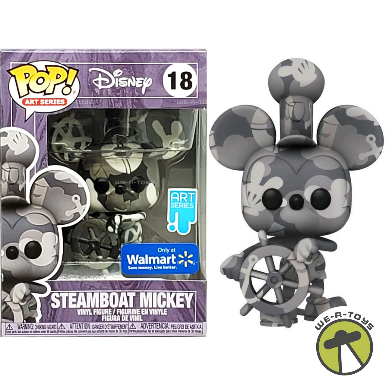 Funko Pop Art Series 18 Disney Steamboat Mickey Walmart Exclusive Funko Pop Art Series 18 Disney Steamboat Mickey Walmart Exclusive
