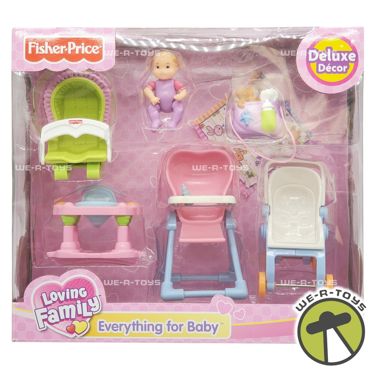 Dollhouse Fisher Price Pram Toy Fisher Price First Pram And Doll