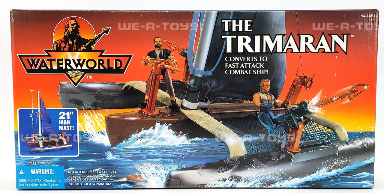 Waterworld The Trimaran Combat Ship Vehicle 1995 Kenner No