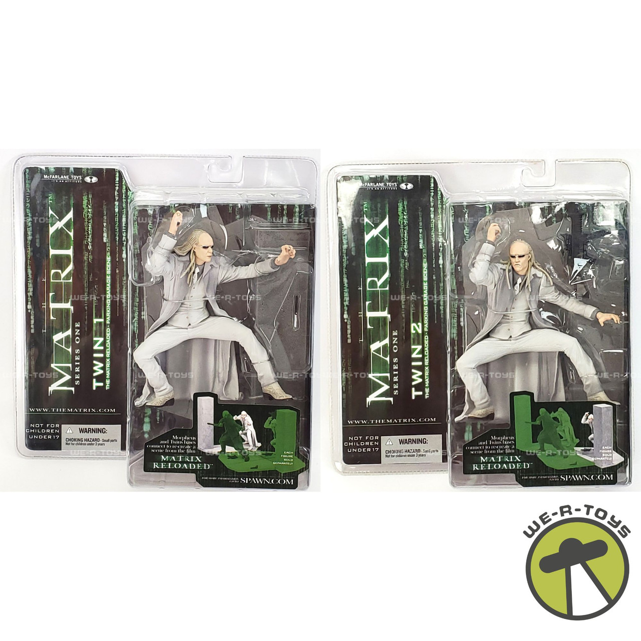 The Matrix Series One Twin 1 & Twin 2 Parking Garage Scene