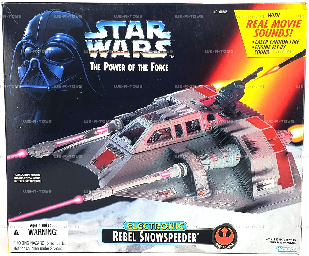 Star Wars Power of the Force Electronic Rebel Snowspeeder 1995