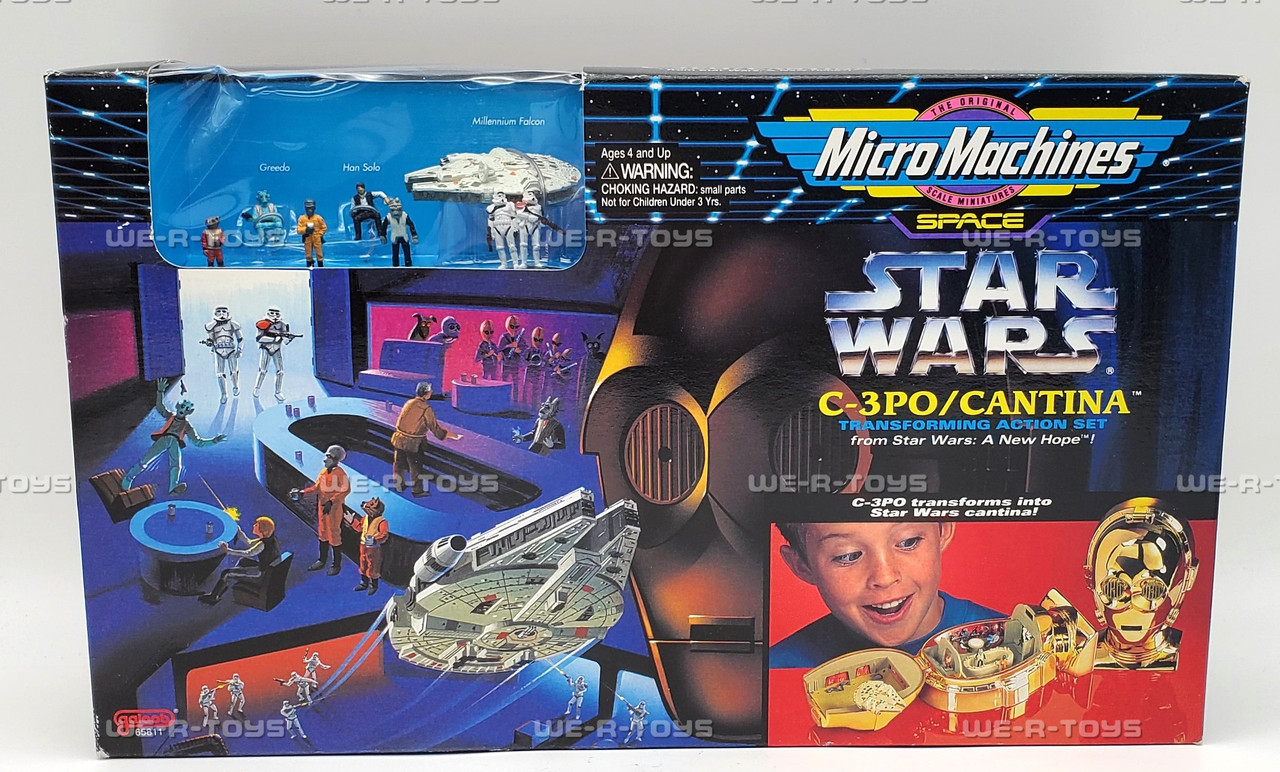 The Original MicroMachines Star Wars C-3PO/Cantina Action Set 1994