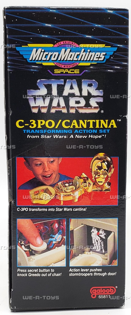 The Original MicroMachines Star Wars C-3PO/Cantina Action Set 1994