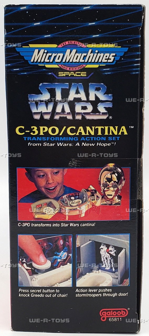 The Original MicroMachines Star Wars C-3PO/Cantina Action Set 1994