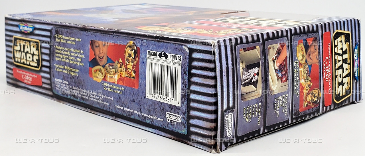The Original MicroMachines Star Wars C-3PO/Cantina Action Set 1994