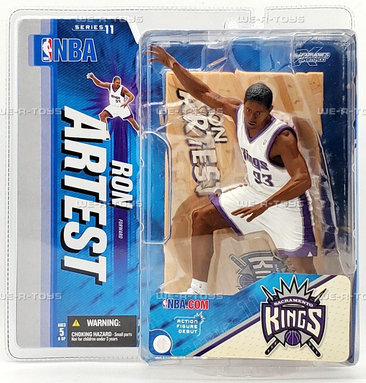 NBA Series 11 Sacramento Kings Ron Artest Figure 2006 McFarlane