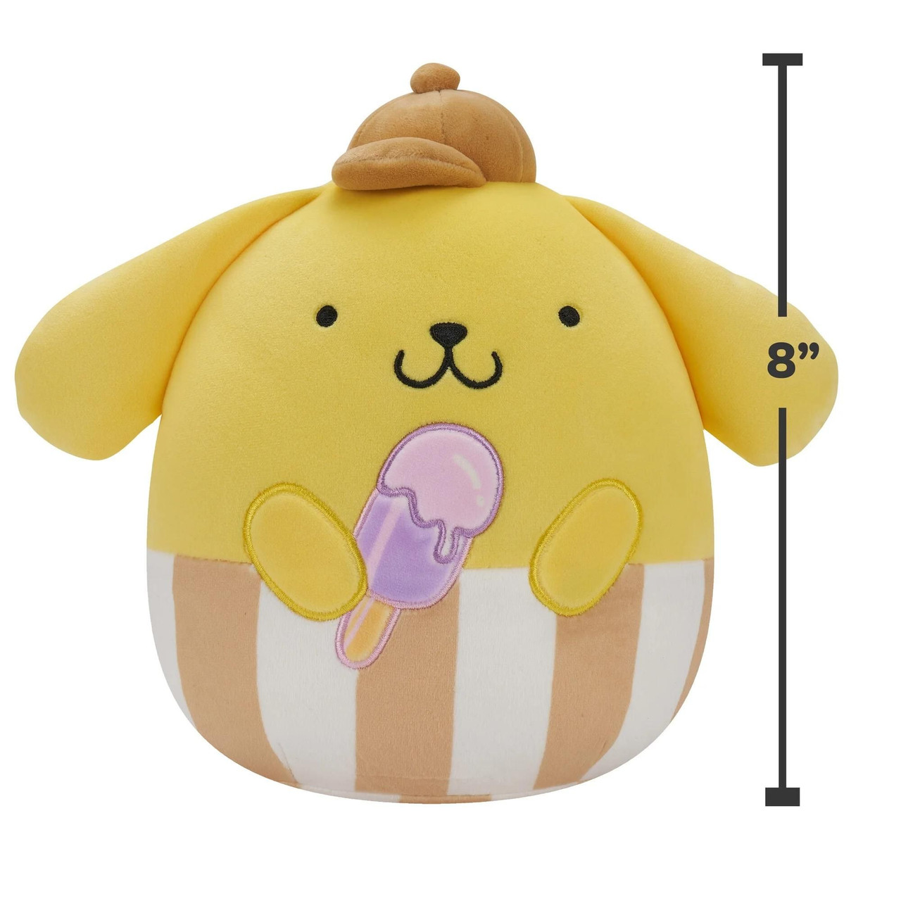 Sanrio Food Truck 8inch Squishmallow Pompompurin Popsicle Plush