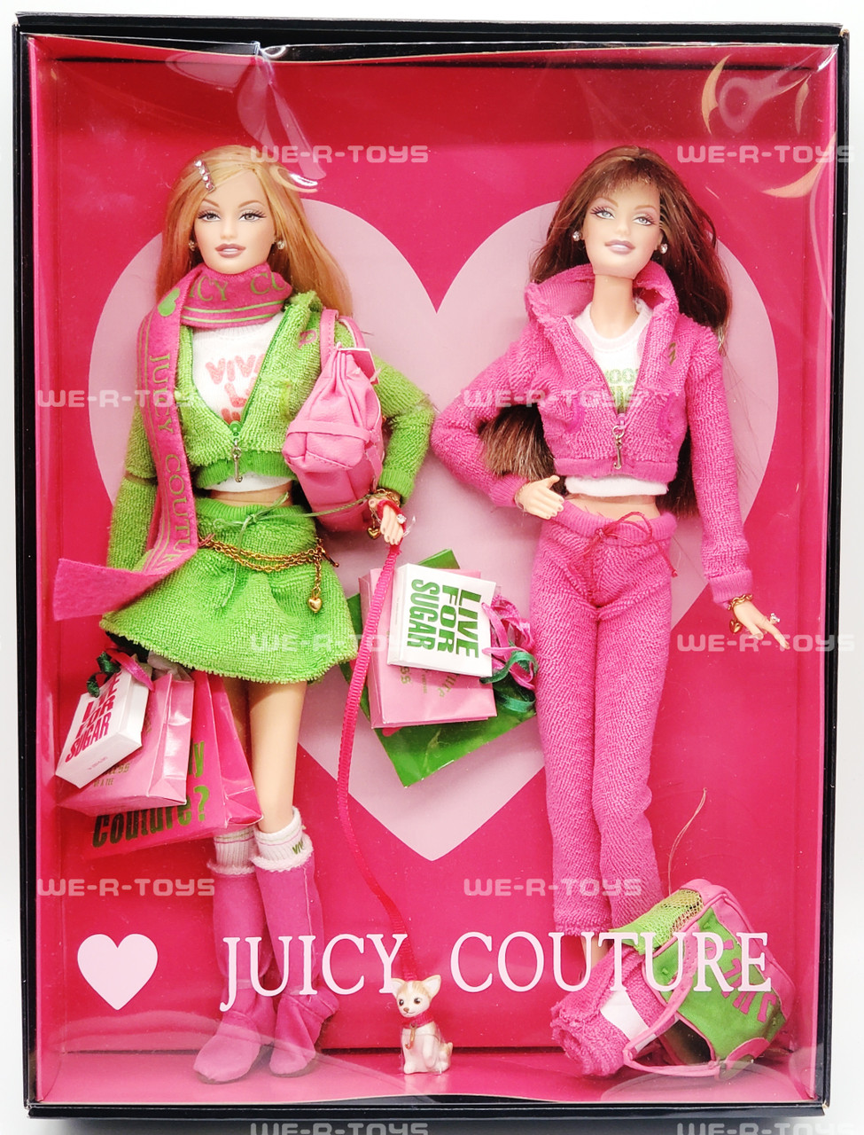 Juicy Couture Barbie Doll Set Gold Label 2004 Mattel No
