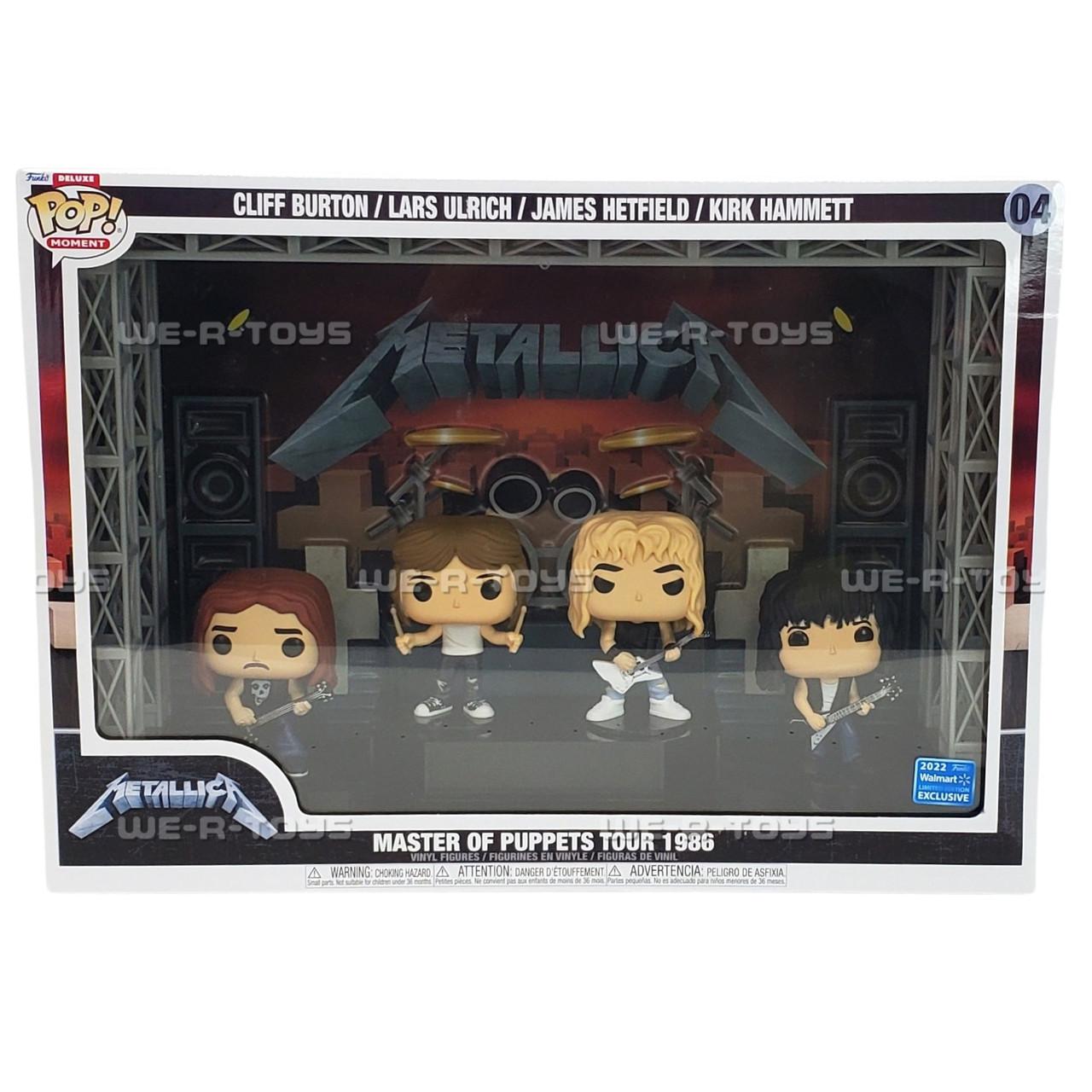 Metallica Funko Pop Deluxe Moment Master of Puppets Tour 1986