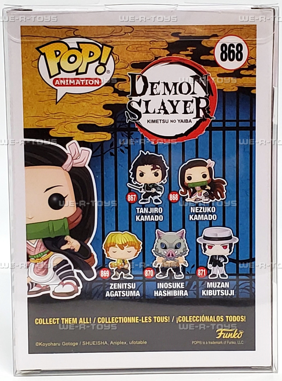 Funko Pop! Demon Slayer Nezuko Vinyl Figure #868 Signed By