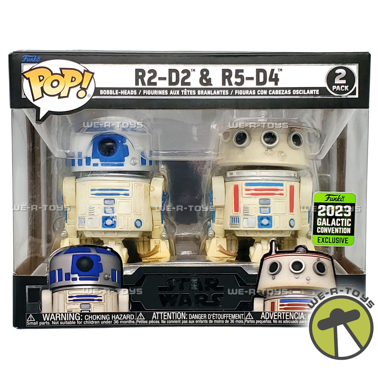 Funko POP Star Wars R2-D2 and R5-D4 Vinyl Bobble Head