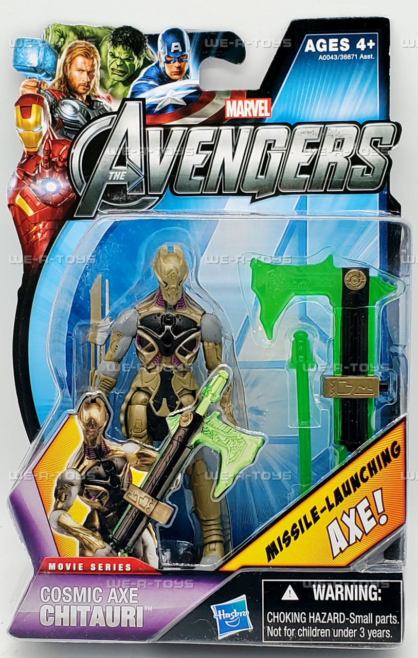 Marvel The Avengers Movie Series Cosmic Axe Chitauri Action Figure