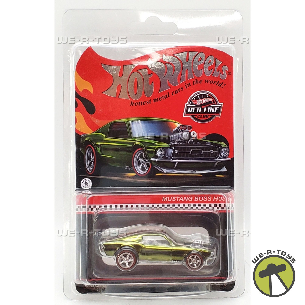 Hot Wheels Red Line Club Mustang Boss Hoss (Green) Vehicle 2021