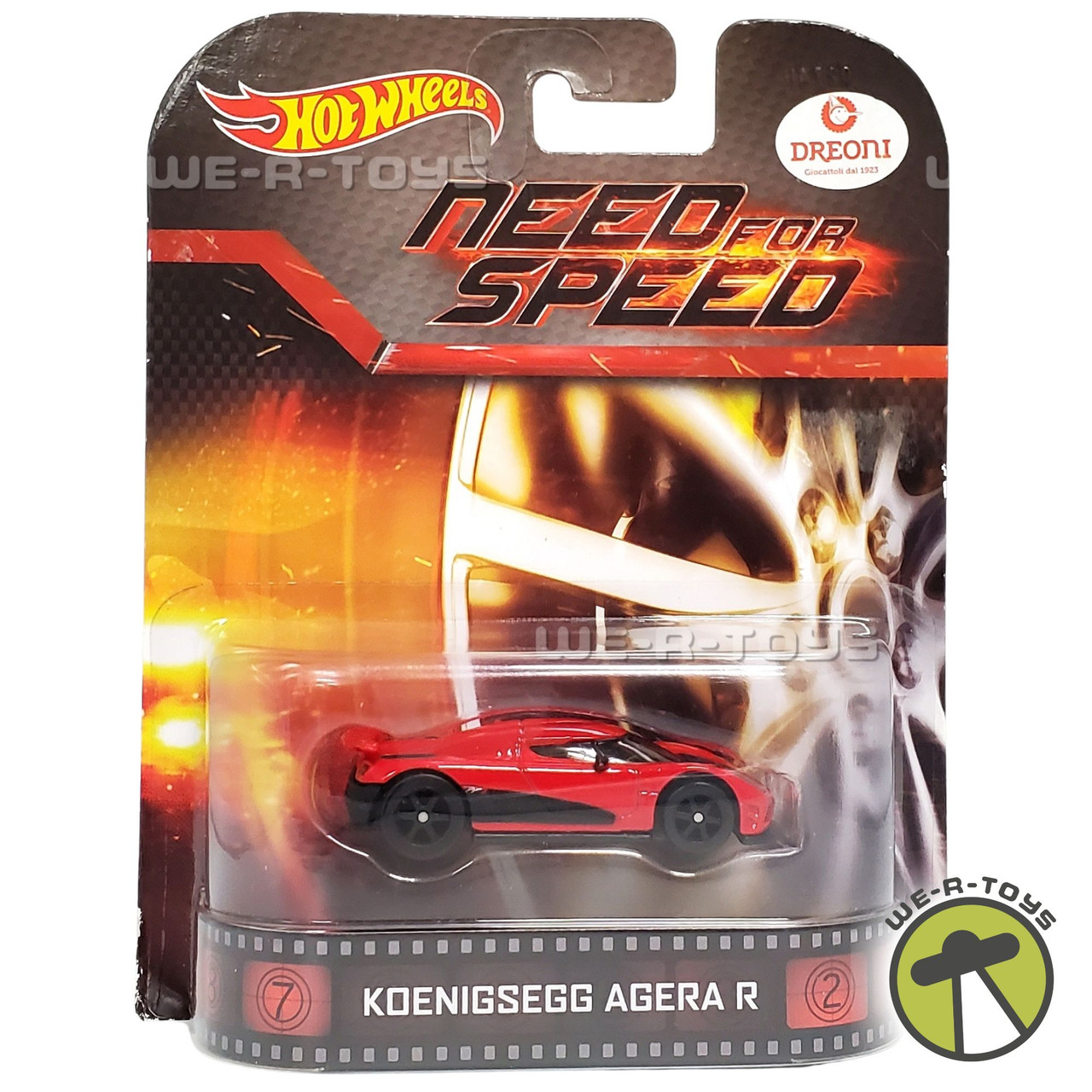 Hot Wheels Retro Entertainment Need For Speed Koenigsegg