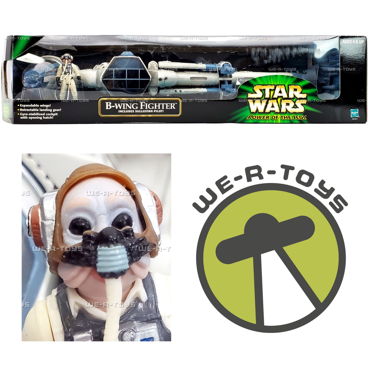 Accessoire Star Wars Kenner – Arme Blaster Pilote B-Wing Vintage B-19