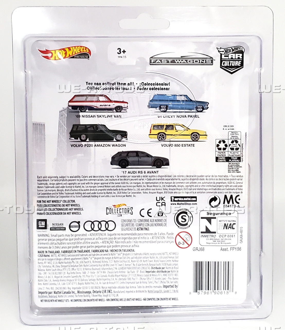 Hot Wheels Premium Fast Wagons '69 Nissan Skyline Van 2020 Mattel
