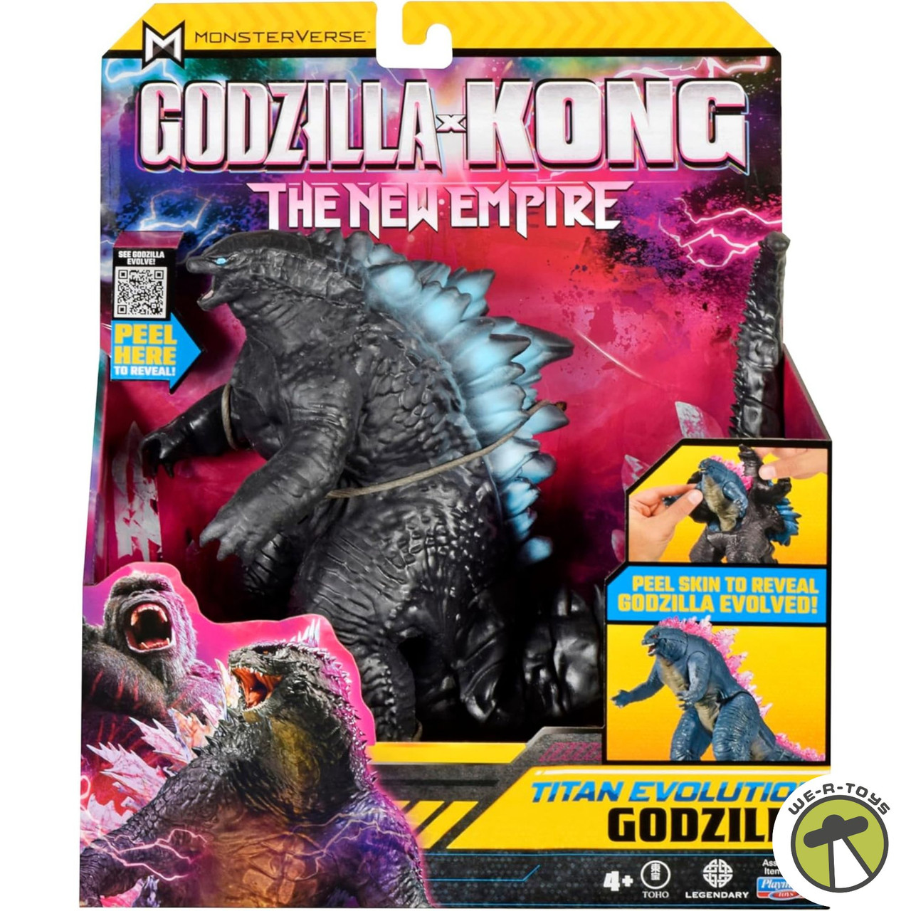 Godzilla X Kong 7in Titan Evolution Peel Skin to Reveal Evolved
