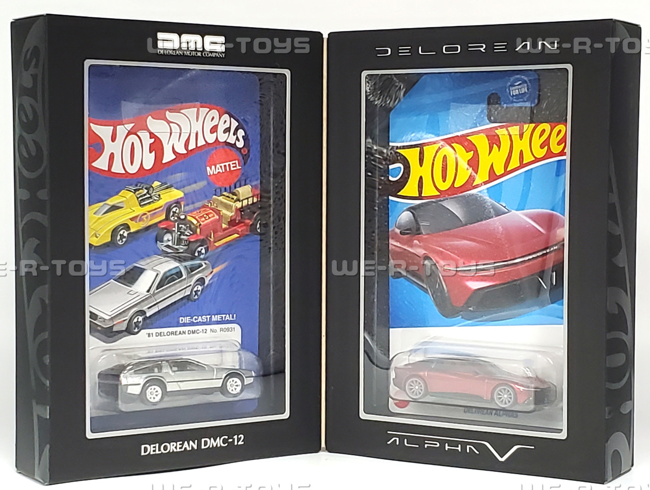 ホットウィール - Hot Wheels DeLorean Collector Set デロリアン Hot Wheels x DeLorean DMC-12 & Alpha5 Collector Set – Mattel
