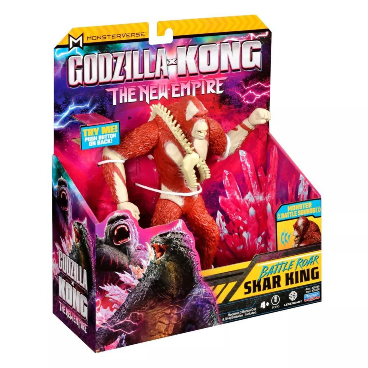 Godzilla X Kong 7in Battle Roar Skar King Electronic Figure 2024