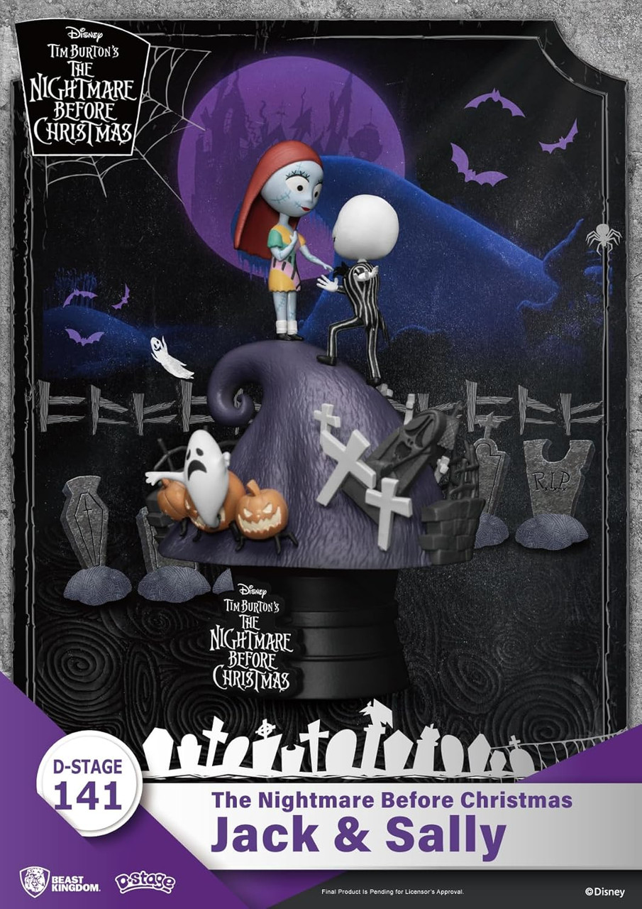The Nightmare Before Christmas Jack & Sally D-stage Statue DS-141