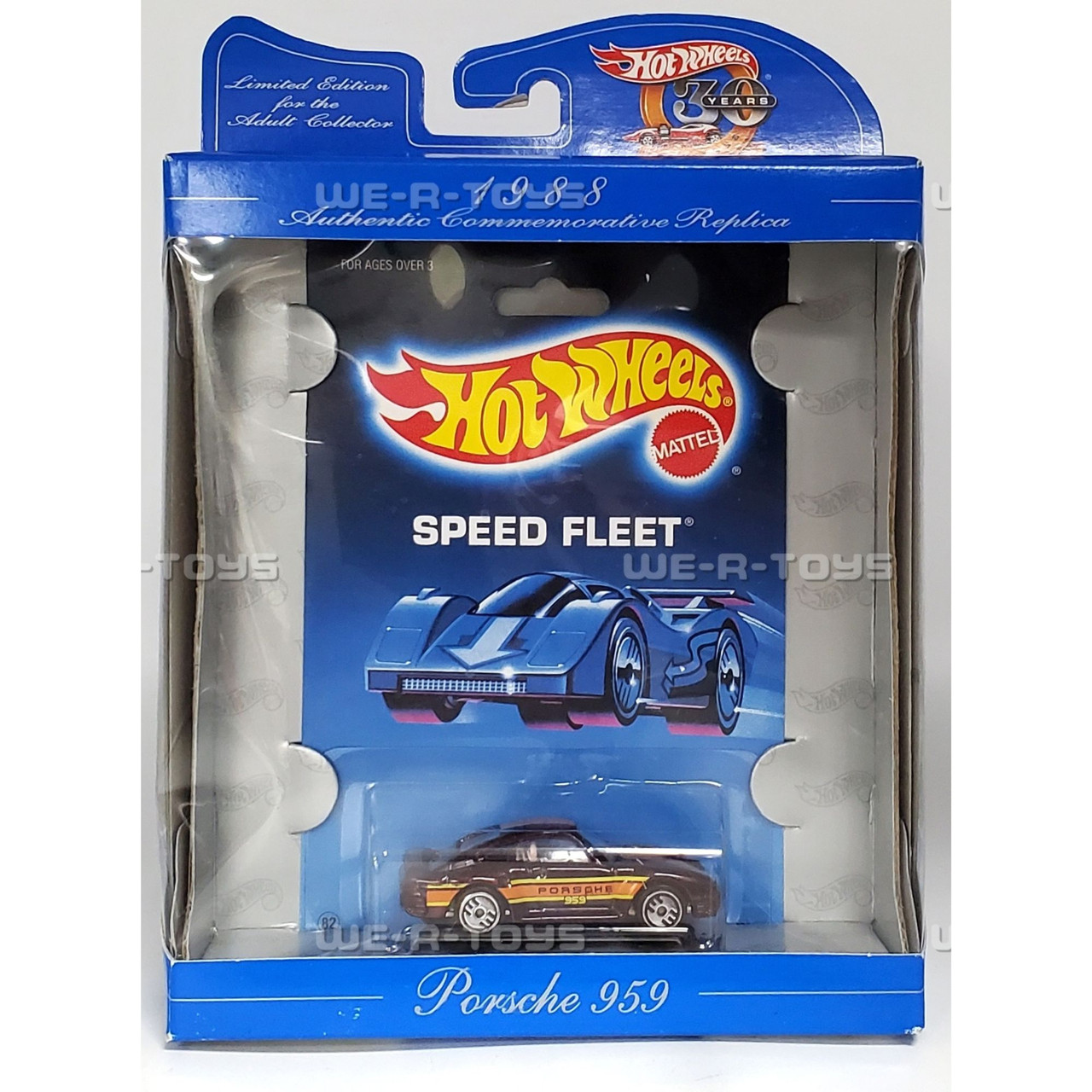 Hot Wheels 30 Years Authentic Replica 1988 Porsche 959 Vehicle