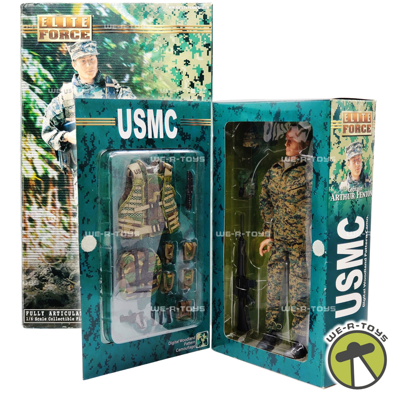 Elite Force USMC Captain Arthur Fenton Action Figure 21109 Blue