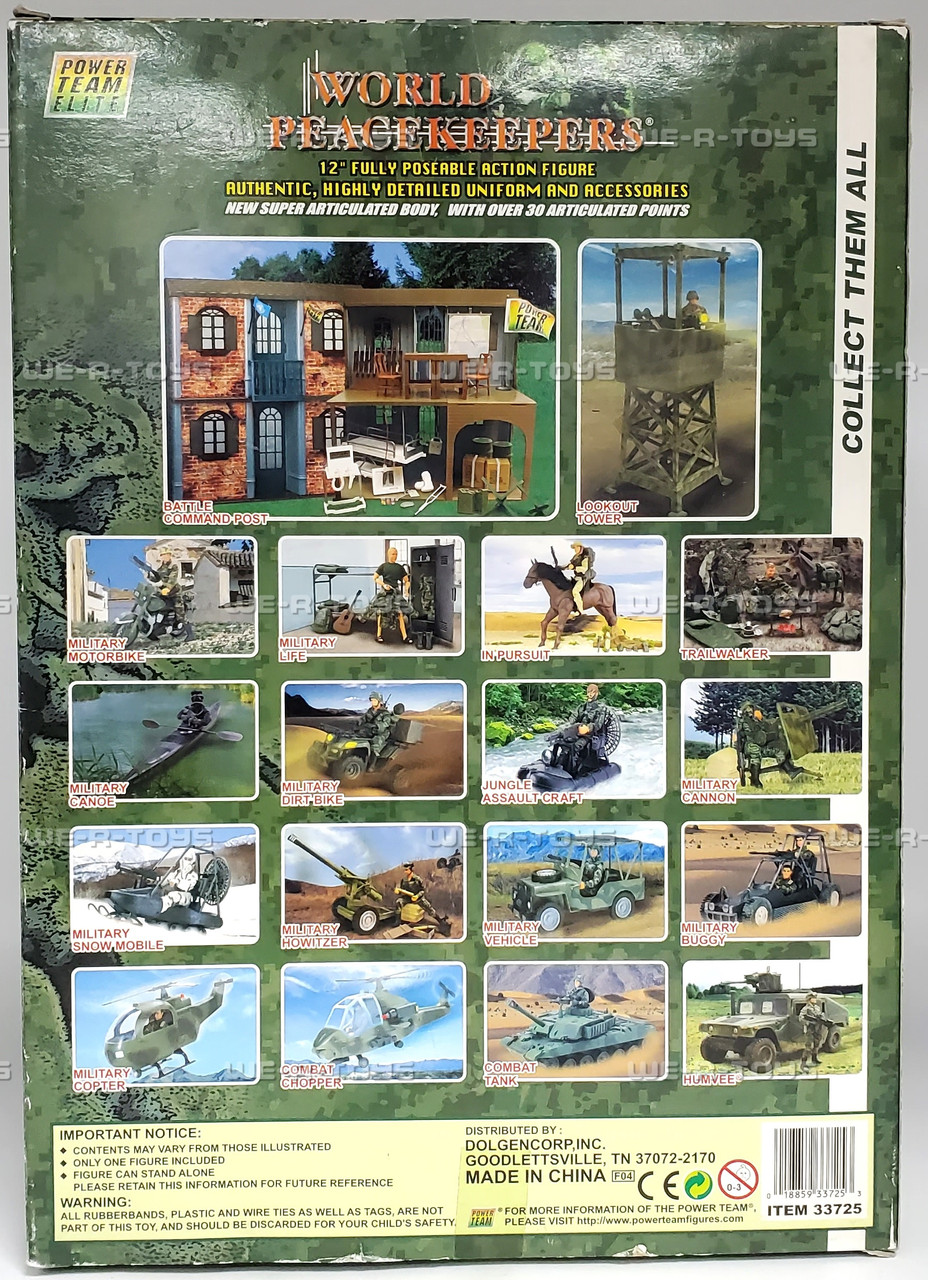 Power Team Elite World Peacekeepers Green Berets Action Figure