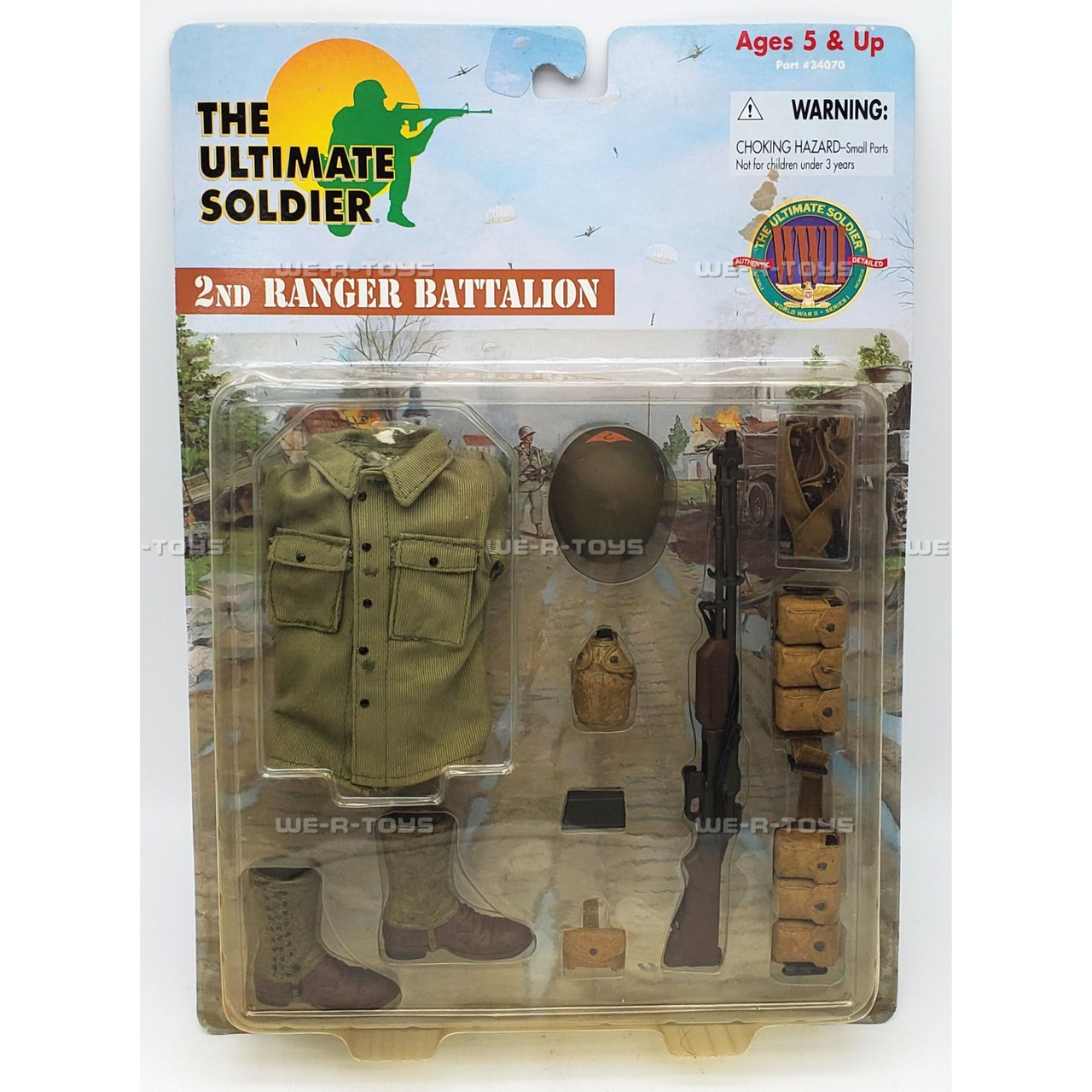 The Ultimate Soldier 2nd Ranger Battalion Accessories #34090 NRFP