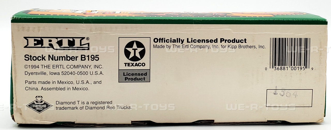 Texaco Red 1934 Diamond T Tanker 