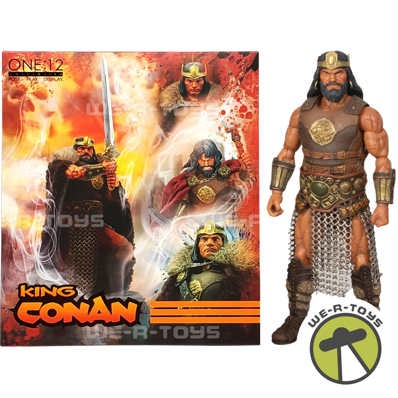 Conan One 12 Collective King Conan Action Figure 2024 Mezco