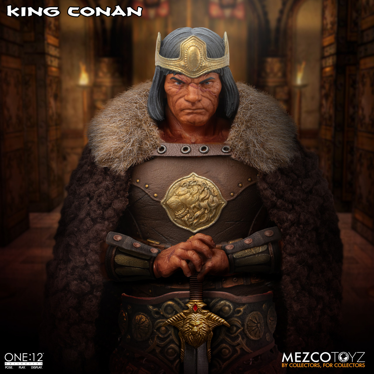 Conan One 12 Collective King Conan Action Figure 2024 Mezco Toys