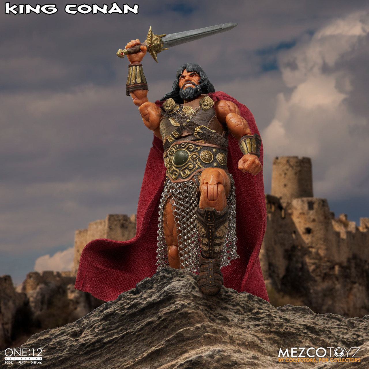 Conan One 12 Collective King Conan Action Figure 2024 Mezco