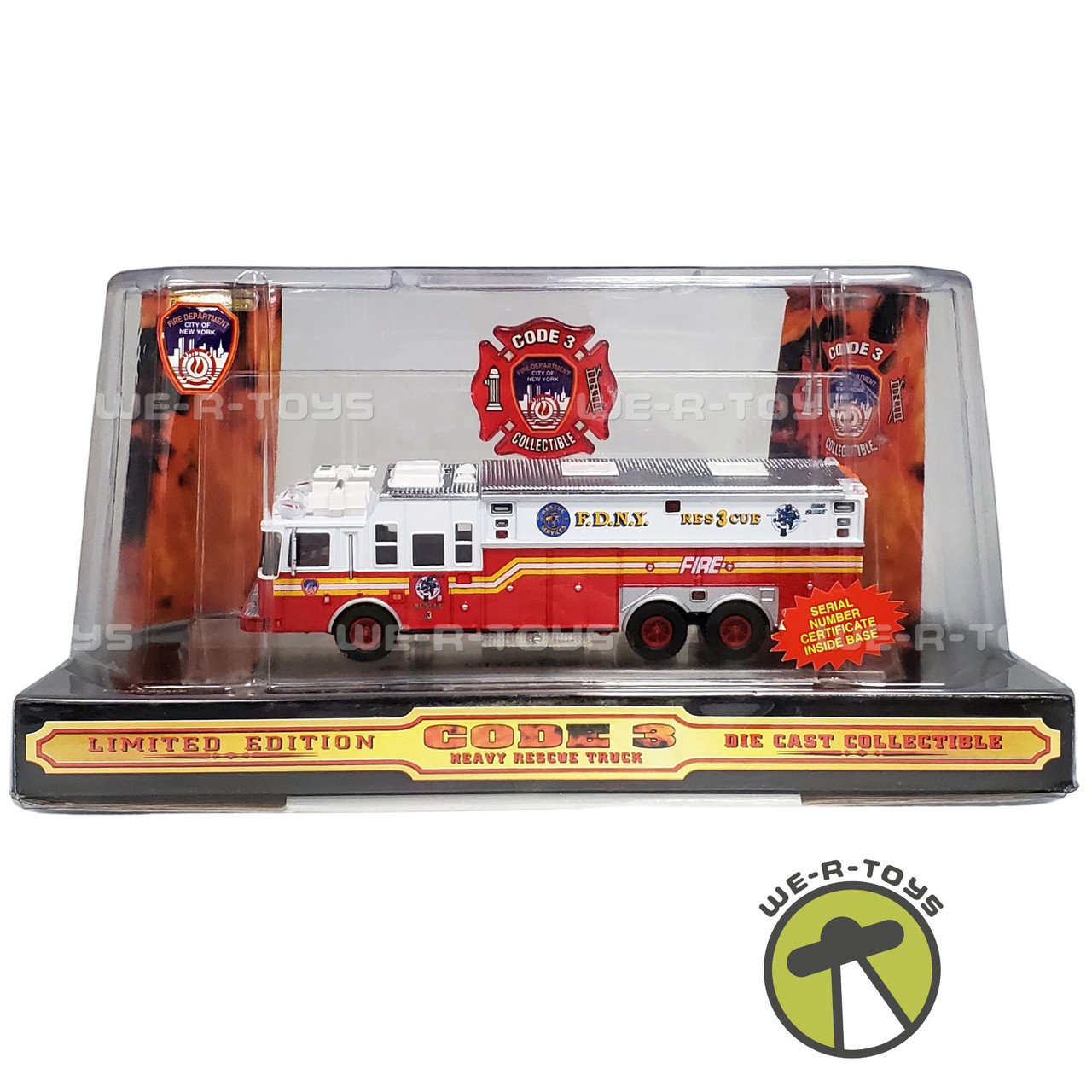 Code 3 FDNY Saulsbury Heavy Rescue Fire Truck 12701 Limited
