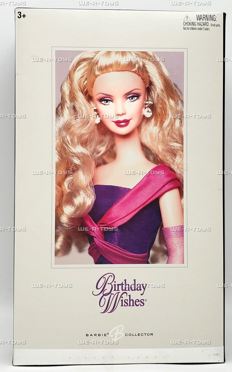 Barbie Birthday Wishes Silver Label Collector Doll 2004