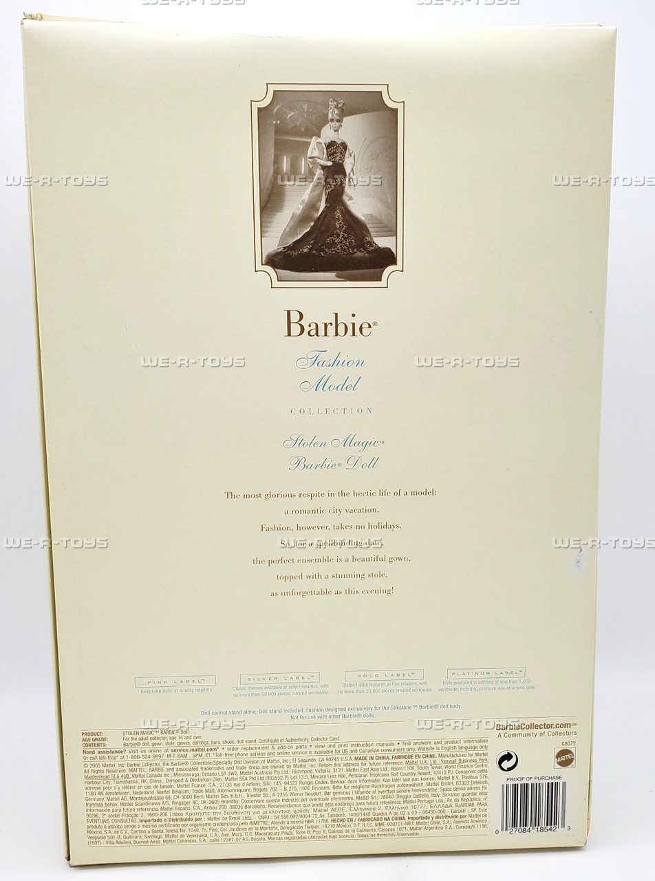 Barbie Stolen Magic Doll Silkstone BFMC Gold Label 2005 Mattel