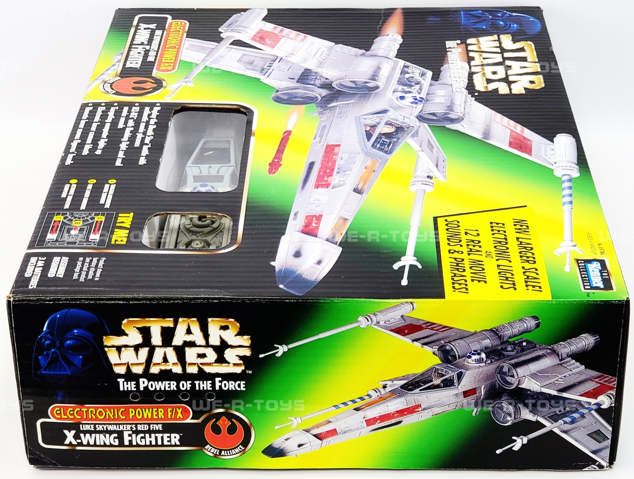 KENNER ELECTRONIC POWER F X X-WING FIGHTER LUKE SKYWALKERS RED