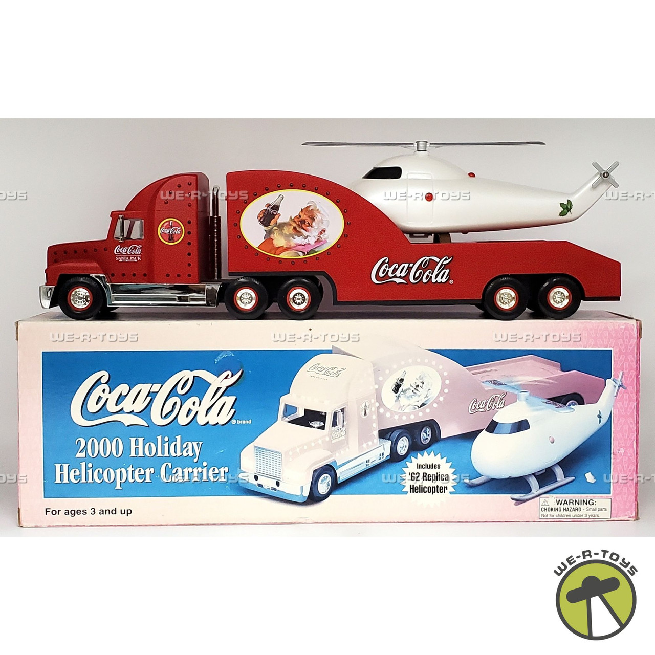 Coca-Cola 2000 Holiday Helicopter Carrier Vehicle Limited Edition