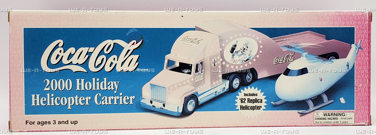 Coca-Cola 2000 Holiday Helicopter Carrier Vehicle Limited Edition