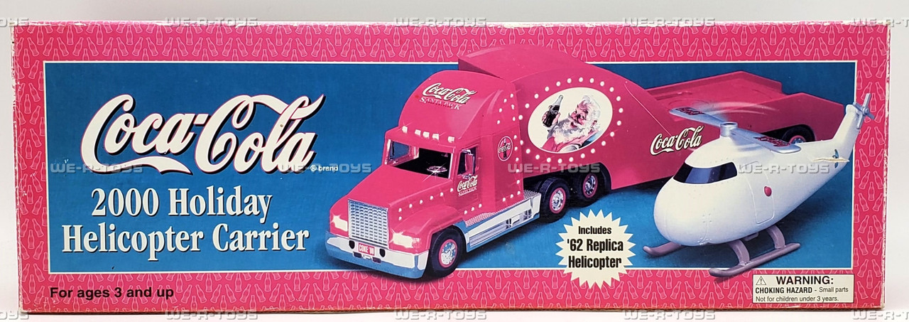 Coca-Cola 2000 Holiday Helicopter Carrier Vehicle Limited Edition