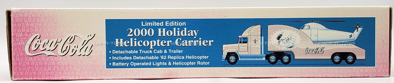 Coca-Cola 2000 Holiday Helicopter Carrier Vehicle Limited Edition