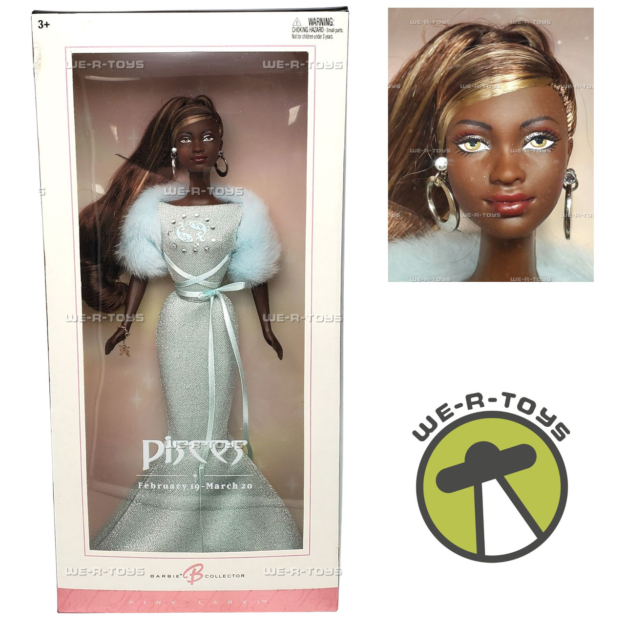 Barbie Pisces February 19-March 20 Pink Label Doll 2004 Mattel