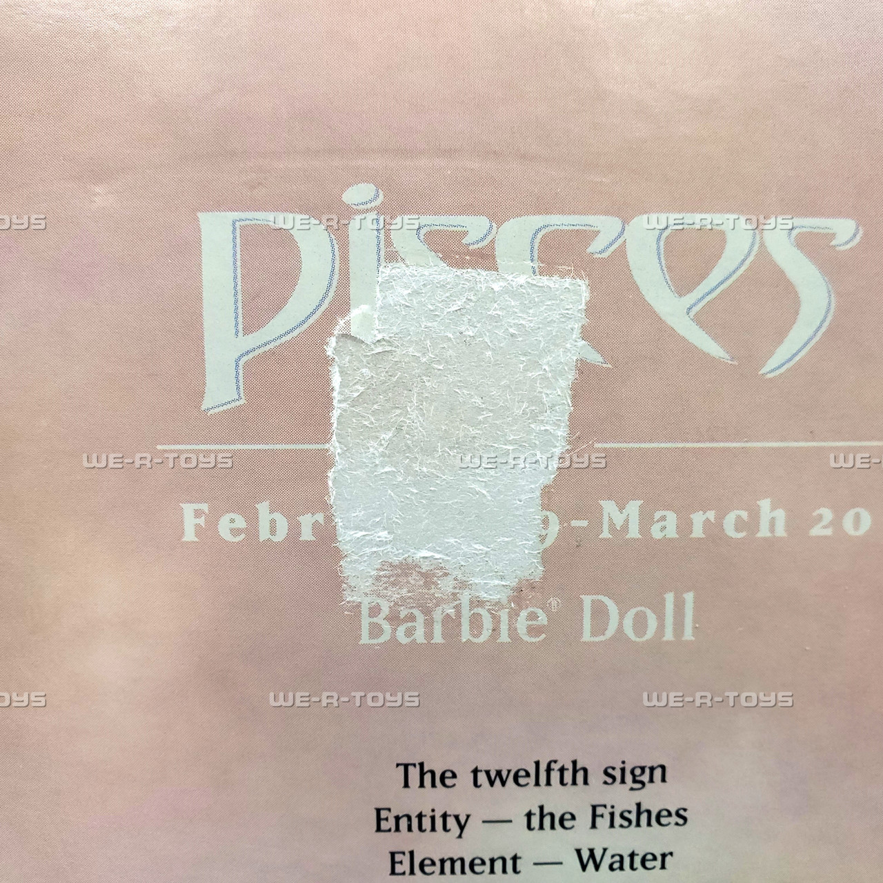Barbie Pisces February 19-March 20 Pink Label Doll 2004 Mattel