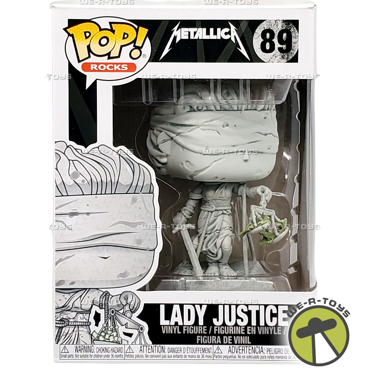 Funko POP Rocks Metallica Lady Justice 89 Figure - We-R-Toys