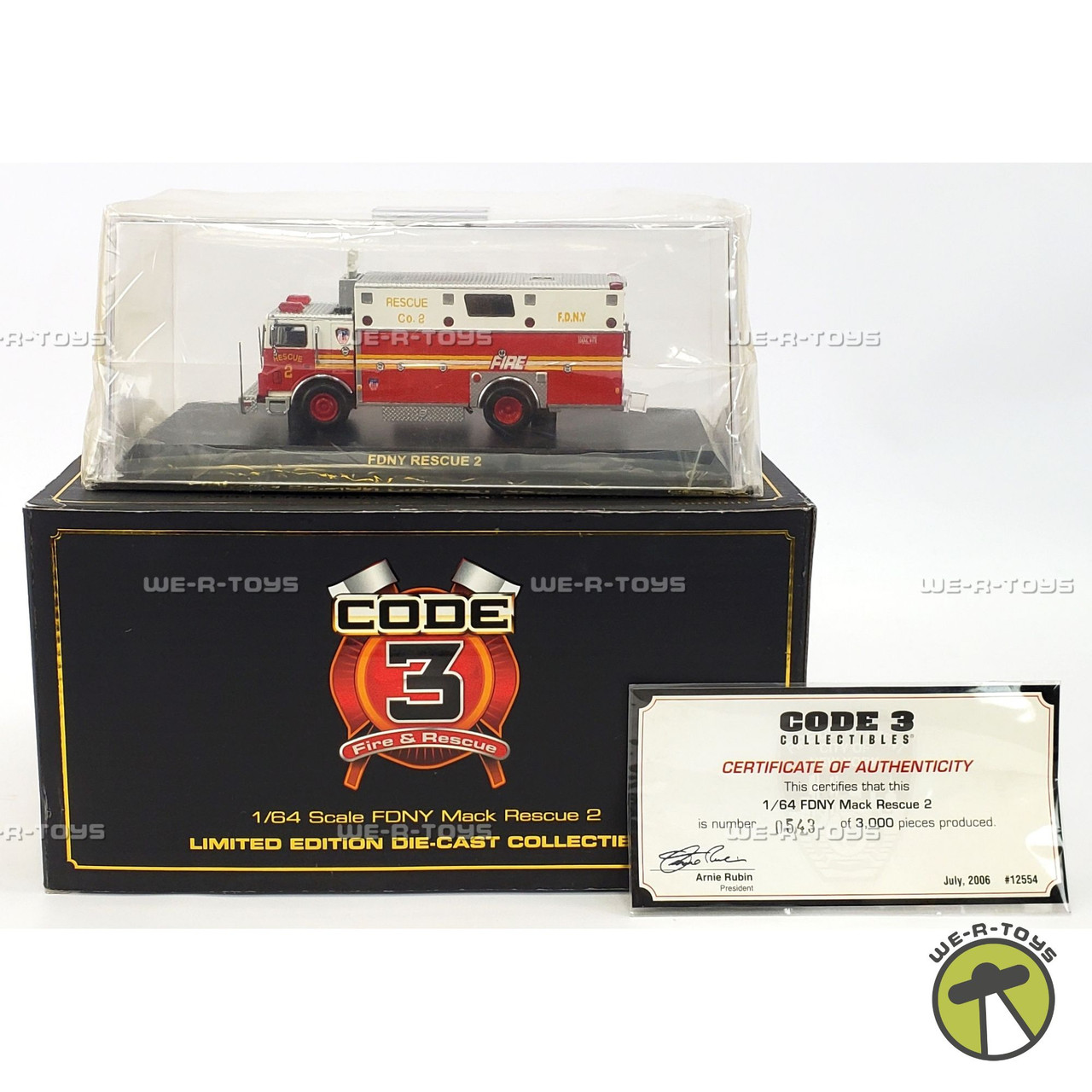 Code 3 Fire & Rescue FDNY Mack Rescue 2 Limited Edition Vehicle